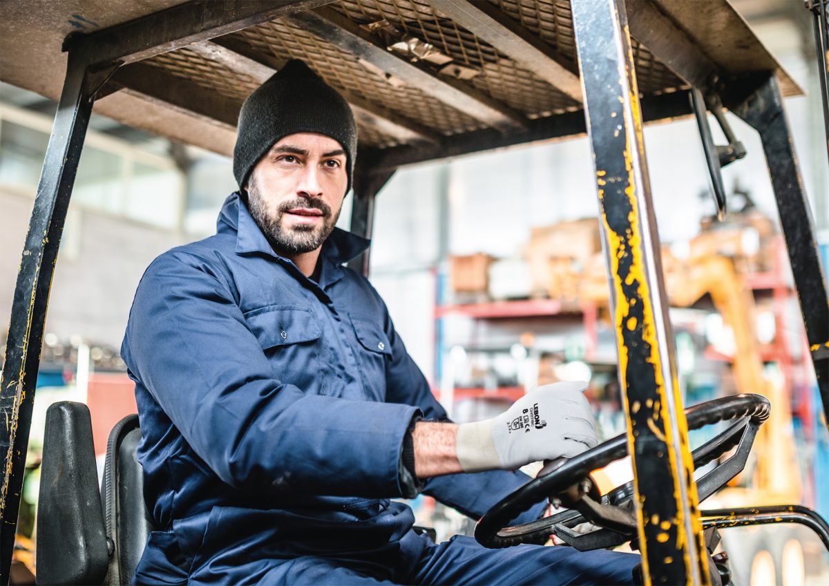 Gant de protection pour le travail au froid jusqu'à -30°C BLUE